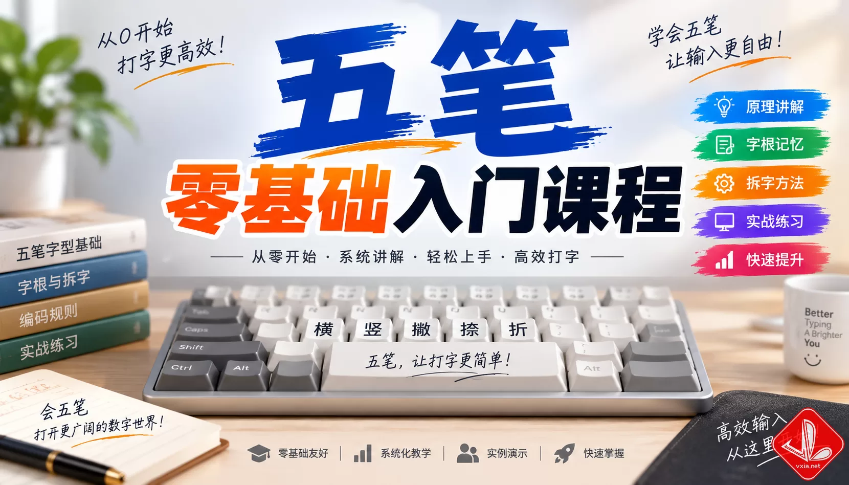 【原创教程】五笔零基础打字入门课程-优惠券